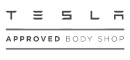 Tesla approved body shop logo