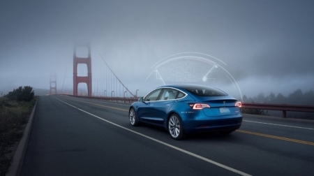 Tesla blue-tesla-ADAS safety Aliotos garage certified tesla repairs