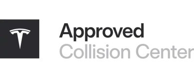 tesla certified collision repair logo