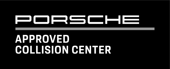 PACC Logo black Porsche Approved Collision Center logo